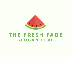 Fresh Watermelon Fruit logo design