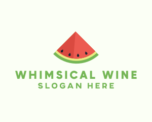 Fresh Watermelon Fruit logo design