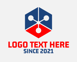 3d - 3D Technology Cube logo design