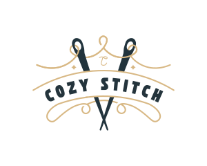 Needle Thread Stitching logo design