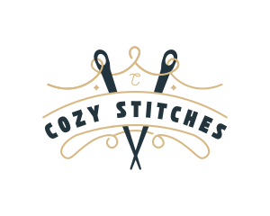 Needle Thread Stitching logo design