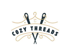 Needle Thread Stitching logo design