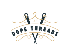 Needle Thread Stitching logo design