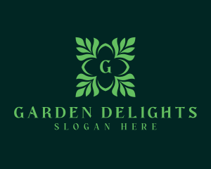 Nature Leaves Gardening logo design