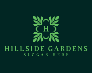 Nature Leaves Gardening logo design