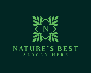 Nature Leaves Gardening logo design