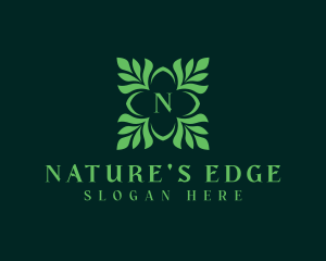 Nature Leaves Gardening logo design