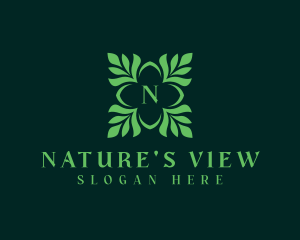 Nature Leaves Gardening logo design