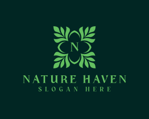 Nature Leaves Gardening logo design