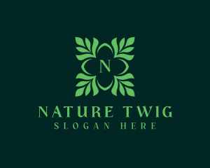 Nature Leaves Gardening logo design