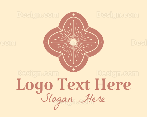 Cosmic Flower Petal Logo