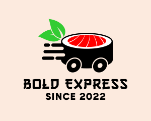 Express Sushi Delivery  logo design