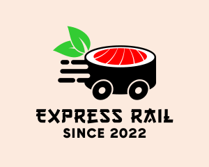 Express Sushi Delivery  logo design