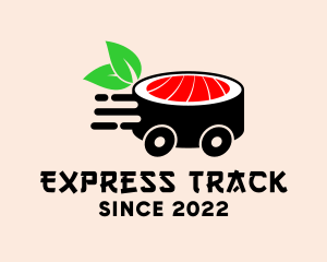 Express Sushi Delivery  logo design