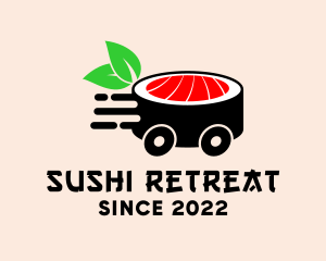 Express Sushi Delivery  logo design