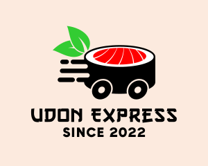 Express Sushi Delivery  logo design