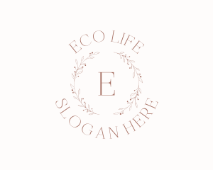 Organic Wreath Beauty logo design