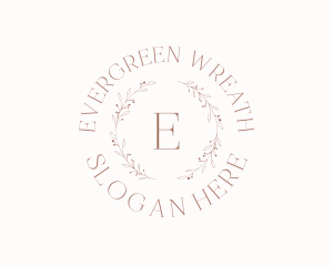 Organic Wreath Beauty logo design