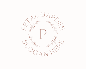 Organic Wreath Beauty logo design