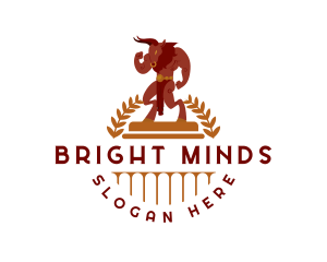 Minotaur Bull Column logo