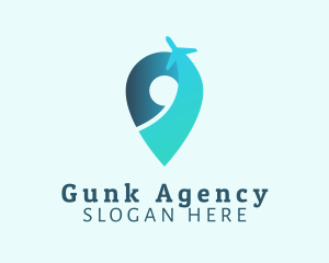 Pin Travel Agency logo design