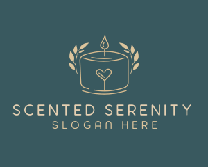 Scented Candle Decor logo design