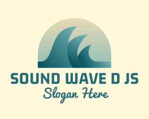 Beach Wave Summer Resort  logo design