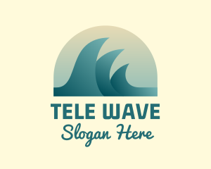 Beach Wave Summer Resort  logo design