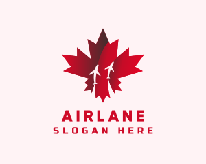 Canadian Maple Airplane logo