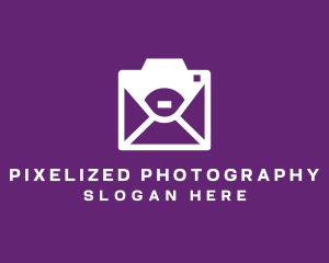 Envelope Messenger Camera logo design