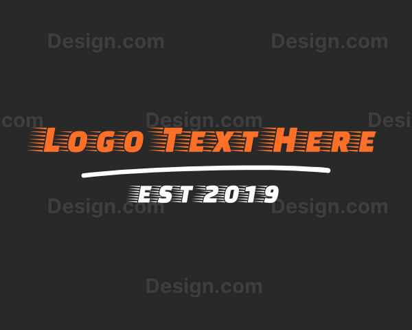 Fast Racing Font Logo