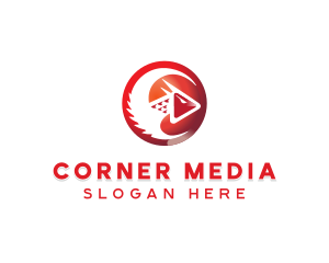 Dragon Media Player logo design