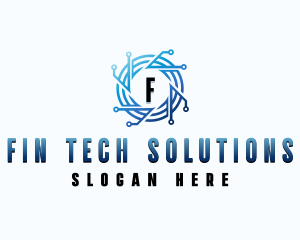 IT Tech App logo design