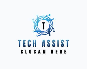 IT Tech App logo design