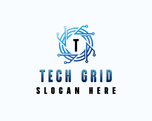 IT Tech App logo design