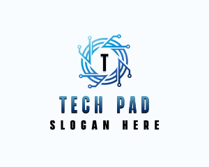 IT Tech App logo design