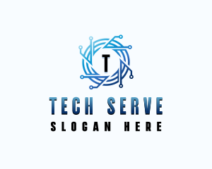 IT Tech App logo design