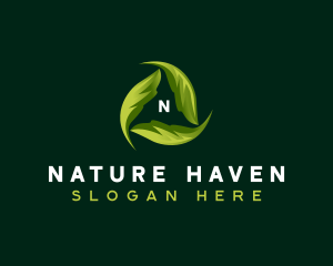 Nature Leaf Wellness logo design