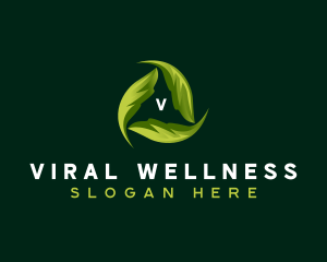 Nature Leaf Wellness logo design