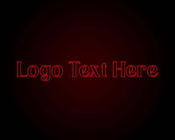 Horror logo example 3