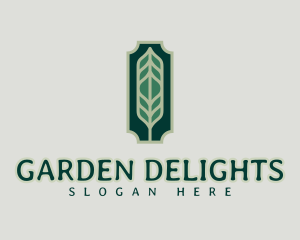 Premium Leaf Garden logo design