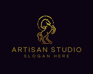 Stallion Equestrian Wildlife logo design