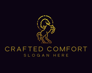 Stallion Equestrian Wildlife logo design