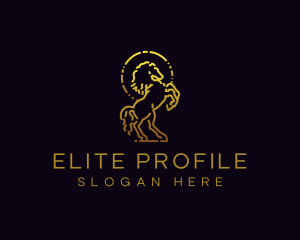 Stallion Equestrian Wildlife logo design