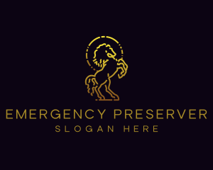 Stallion Equestrian Wildlife logo design