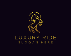 Stallion Equestrian Wildlife logo design