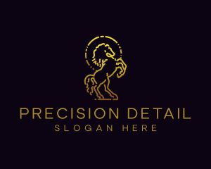 Stallion Equestrian Wildlife logo design