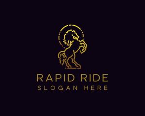 Stallion Equestrian Wildlife logo design