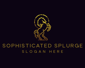 Stallion Equestrian Wildlife logo design