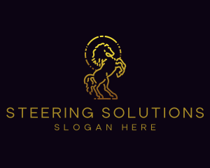 Stallion Equestrian Wildlife logo design